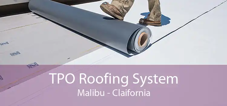 TPO Roofing System Malibu - Claifornia
